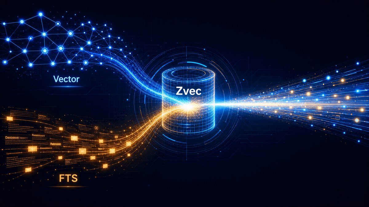 当向量遇见关键词：Zvec 原生全文检索的设计与实现